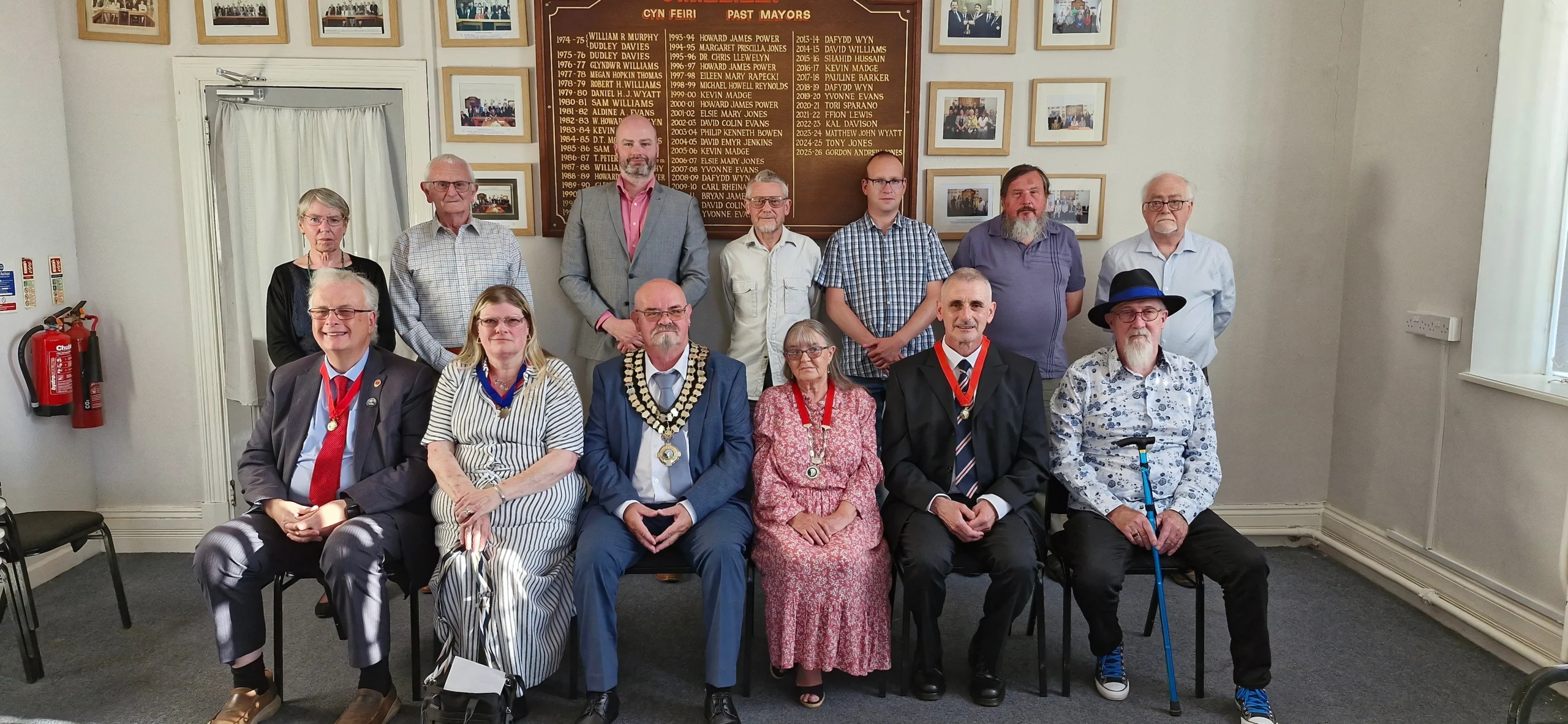 Members of Cwmaman Town Council